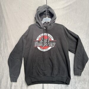 Bad Company Hoodie Mens XL Black Tour 2016 Graphic Fleece Independent Trading